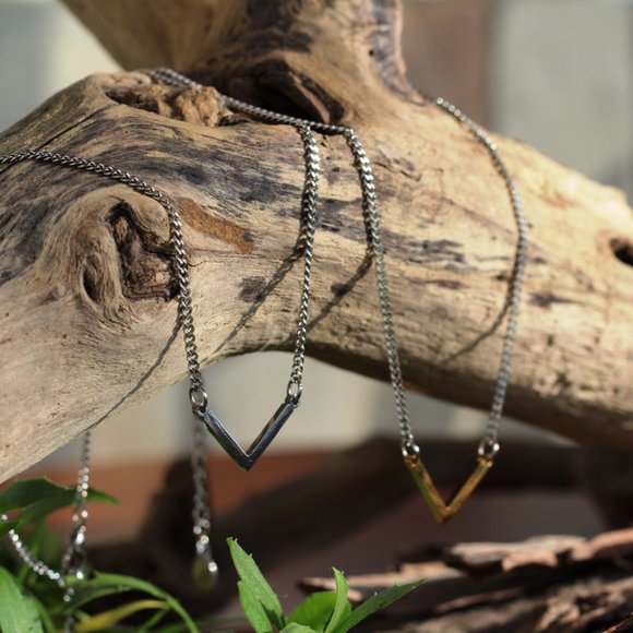 Necklace / 100% high-quality stainless steel / SILVER VERSION - Picture 5 of 6